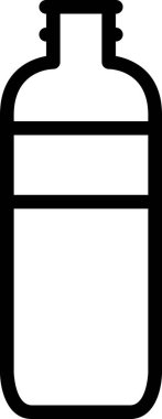 şişe simgesi vektör illüstrasyonu