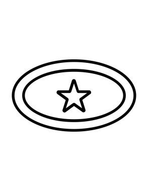 ödül ikonu, rozet başarı vektör illüstrasyonu