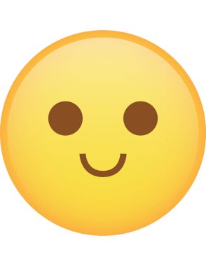 emoji düz ikon vektör çizimi