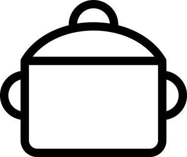 Mutfak web vektör simgesi 