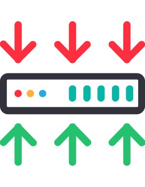 sunucu vektör simgesi tasarımı