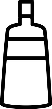 şişe simgesi vektör illüstrasyonu