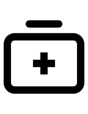 tıbbi ağ simgesi vektör illüstrasyonu