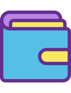 çevrimiçi alışveriş düz simgesi vektör illüstrasyonu