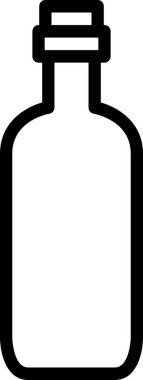 şişe simgesi vektör illüstrasyonu