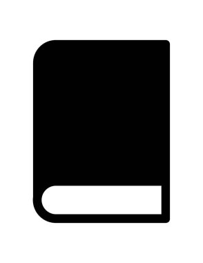 kitap simgesi vektör illüstrasyonu