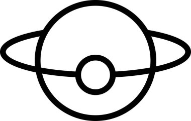 evren simgesi vektör illüstrasyonu