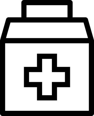 tıbbi ağ simgesi vektör illüstrasyonu