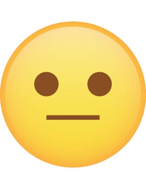 emoji düz ikon vektör çizimi