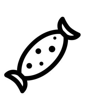 Cadılar Bayramı düz ikon vektör çizimi