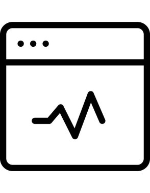İstatistiksel grafik vektör illüstrasyonu