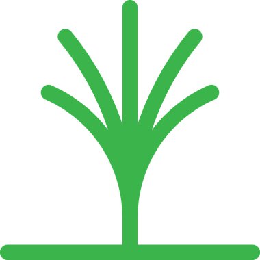 ağaç simgesi vektör illüstrasyonu