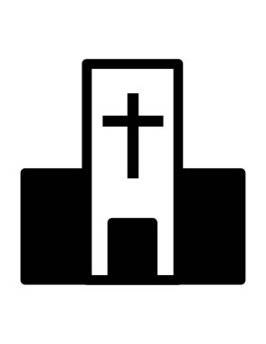 Paskalya yassı ikon vektör çizimi