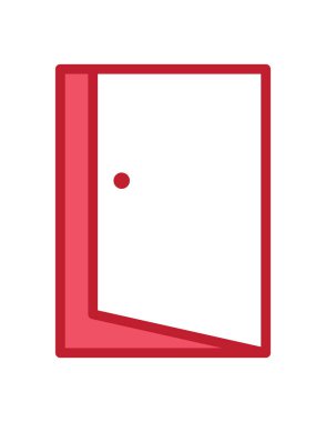 mobilya yassı ikon vektör illüstrasyonu