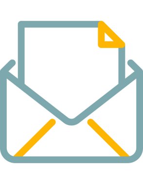 iletişim konsepti düz ikon vektör çizimi