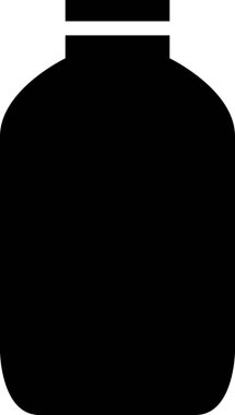 şişe simgesi vektör illüstrasyonu