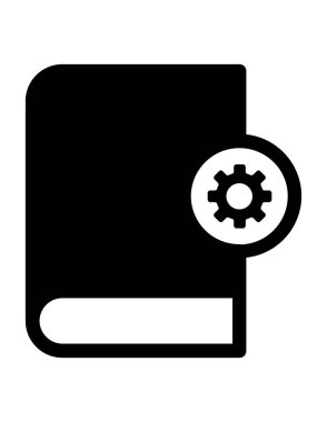 kitap simgesi vektör illüstrasyonu