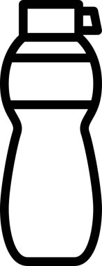 şişe simgesi vektör illüstrasyonu