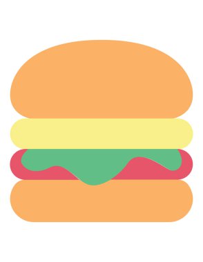 yemek yemek vektör illüstrasyonu 