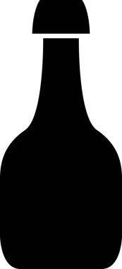 şişe simgesi vektör illüstrasyonu