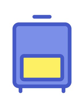 seyahat web simgesi vektör illüstrasyonu