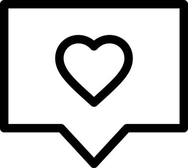 kalp çizgisi vektör simgesi