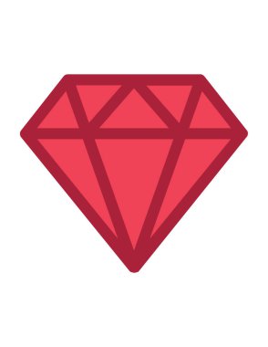 Elmas vekotr illüstrasyon, mücevher kavramı 