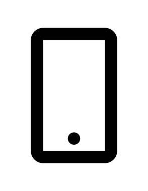 akıllı telefon simgesi vektör illüstrasyonu
