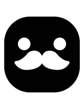 emoji düz ikon vektör çizimi