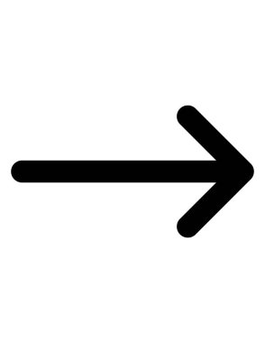 ok düz ikon vektör illüstrasyonu