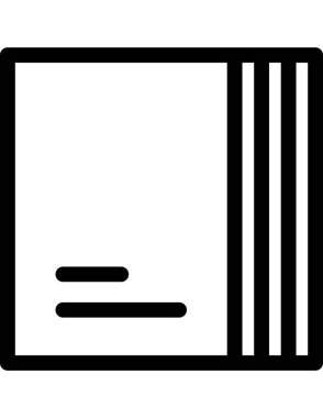 kitap simgesi vektör illüstrasyonu