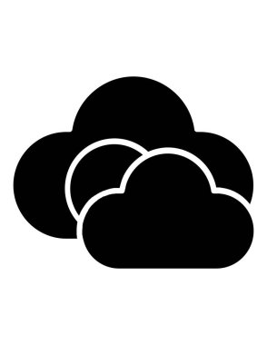 hava durumu web simgesi vektör illüstrasyonu