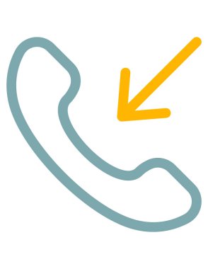 iletişim konsepti düz ikon vektör çizimi