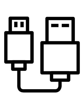 veri merkezi çizgi vektör simgesi.