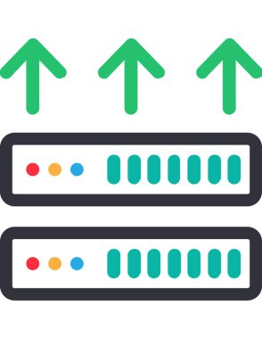 lojistik ve ödeme vektör simgesi.