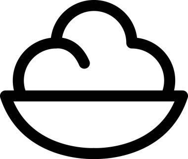 Dondurma yassı ikon vektör çizimi