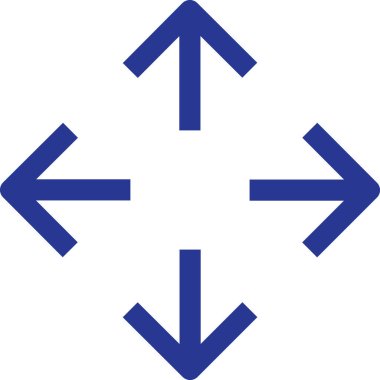 ok yönü vektör simgesi