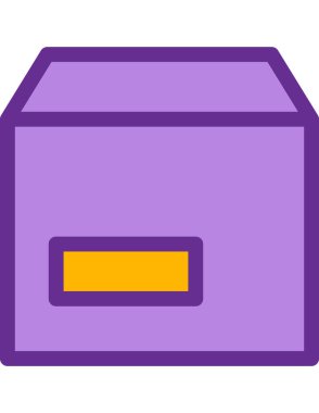 çevrimiçi alışveriş düz simgesi vektör illüstrasyonu