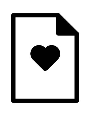 dosya belgesi düz simge vektör çizimi