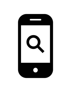 akıllı telefon simgesi vektör illüstrasyonu