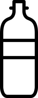 şişe simgesi vektör illüstrasyonu