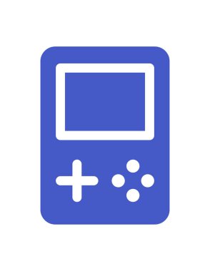 oyun konsolu simgesi. vektör illüstrasyonu