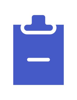 Görev simgesi vektör illüstrasyonlu dizin