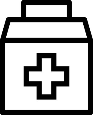 tıbbi ağ simgesi vektör illüstrasyonu