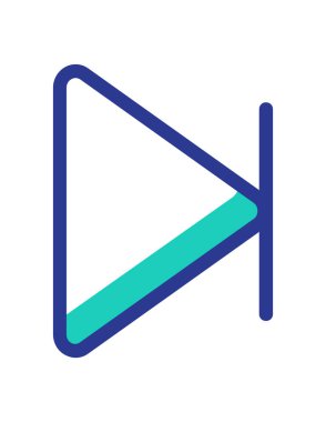 Modern eğitim ikonunun vektör illüstrasyonu