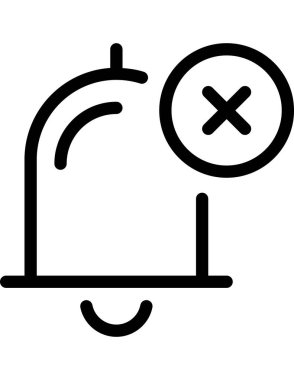 Otel ve servis satırı vektör simgesi.