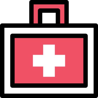 tıbbi ağ simgesi vektör illüstrasyonu