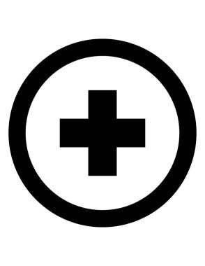 tıbbi ağ simgesi vektör illüstrasyonu