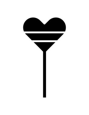 Şekerleme düz ikon vektör illüstrasyonu