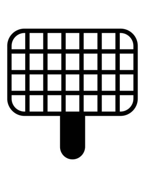 Düz biçimli dondurma simgesi beyaz arkaplanda izole.